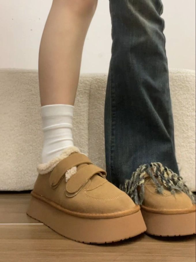 低帮 魔术贴 皮革 