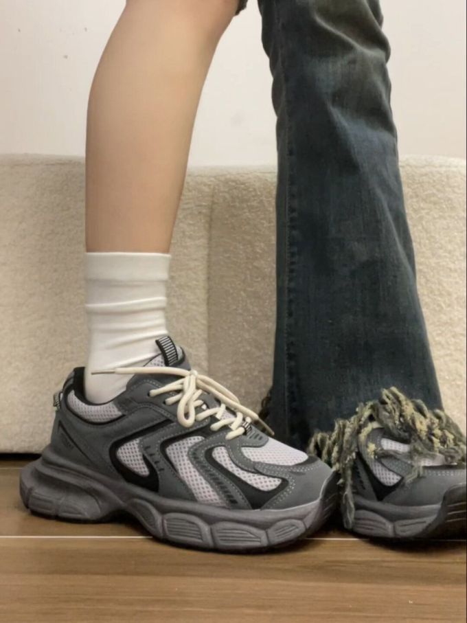 低帮 系带 网面