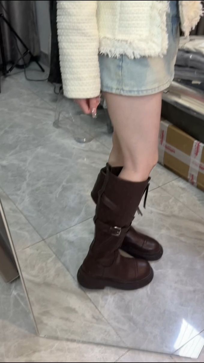 圆头 皮革 