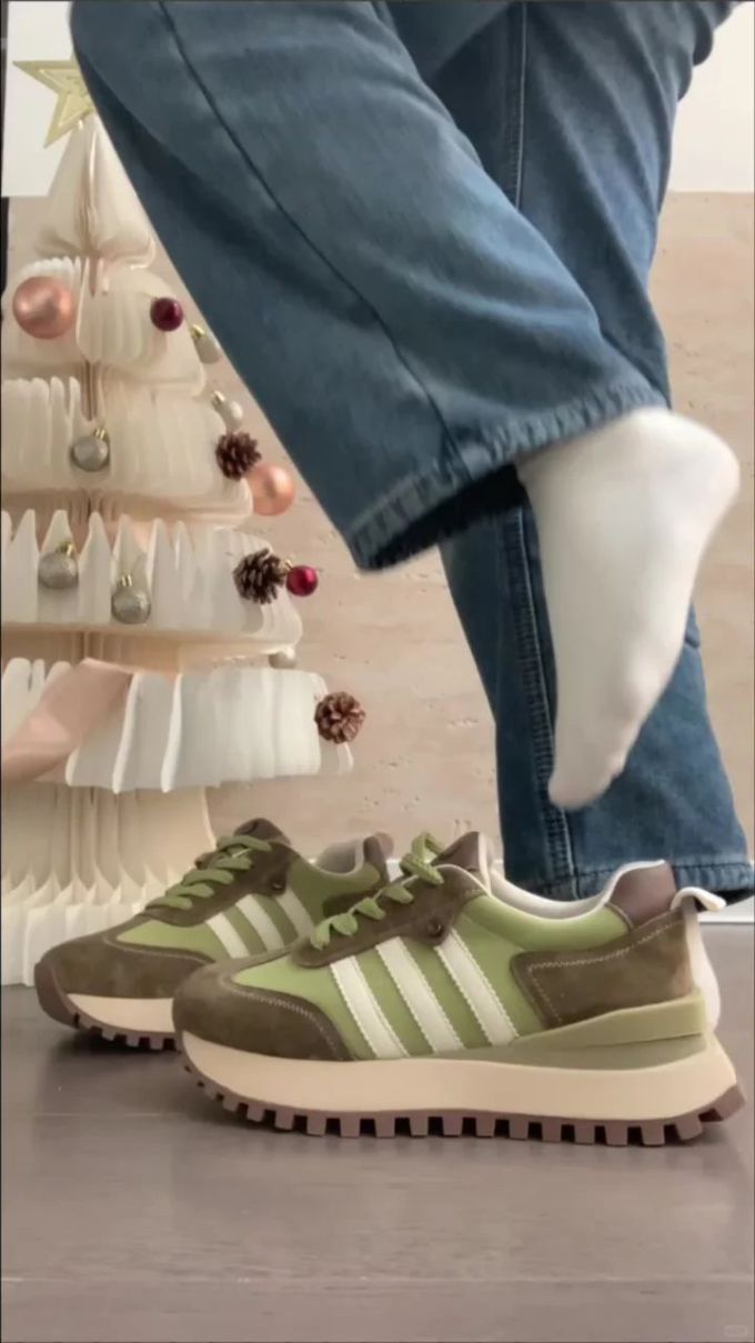 低帮 系带 皮革