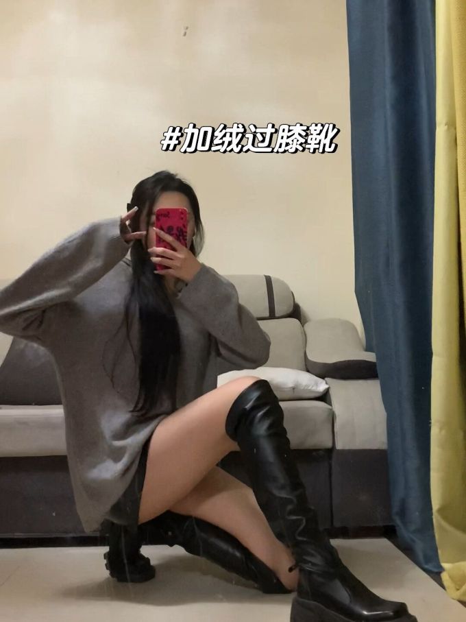 毛纺 H型 圆形领 巧克力棕色 韩系休闲 休闲