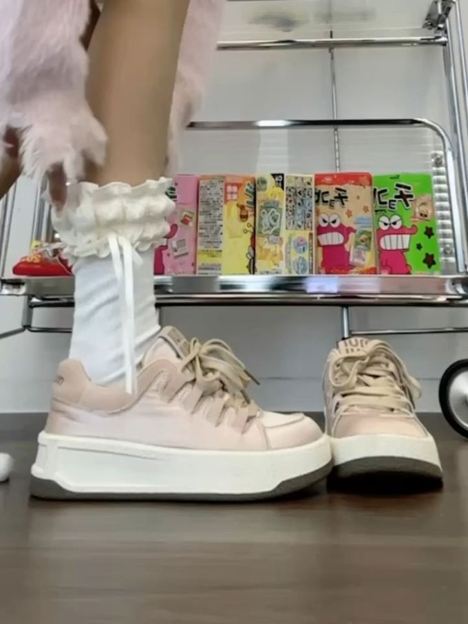 低帮 系带 皮革