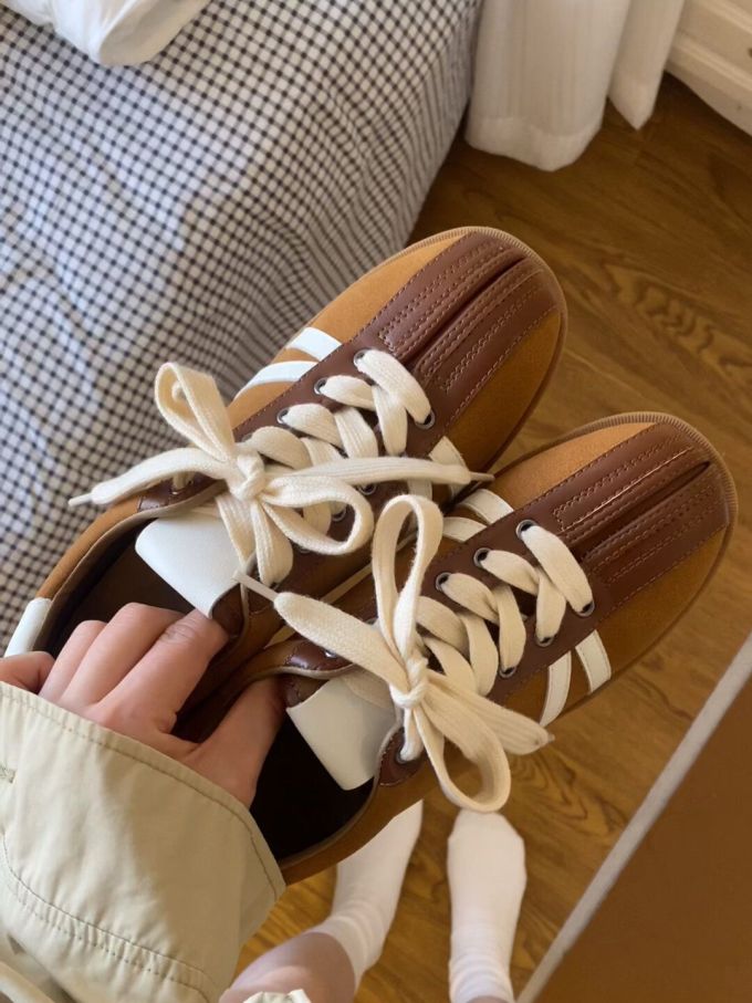 低帮 系带 皮革