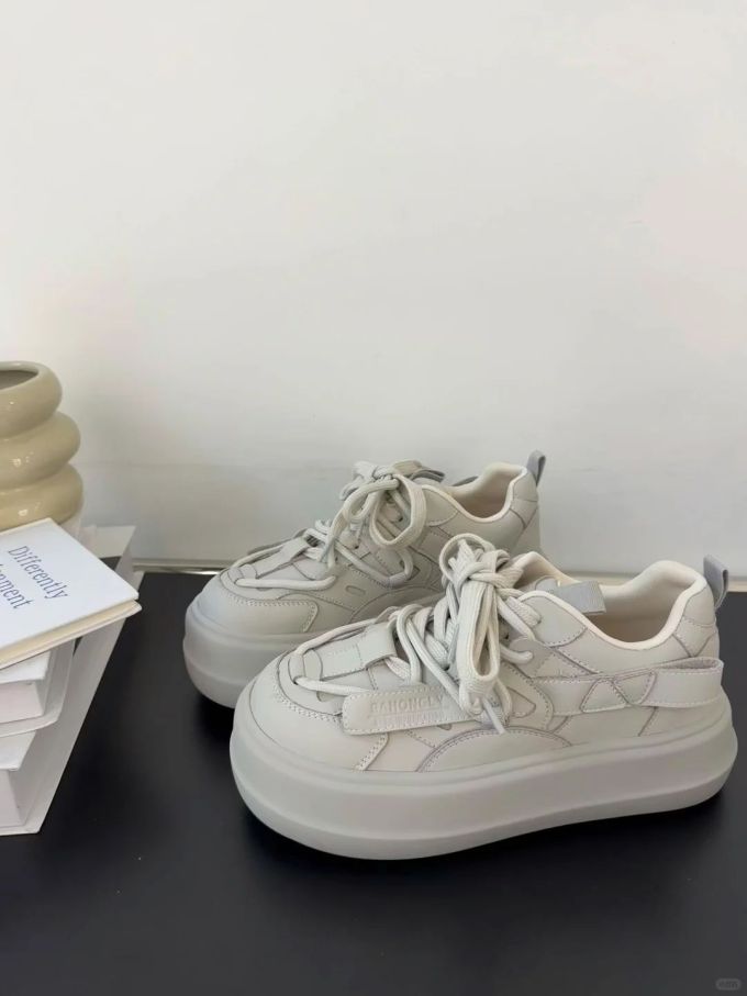 低帮 系带 皮革