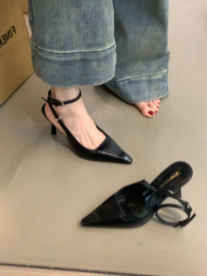 无帮 袢扣 皮革