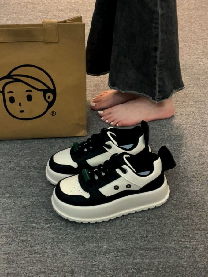低帮 系带 魔术贴 皮革