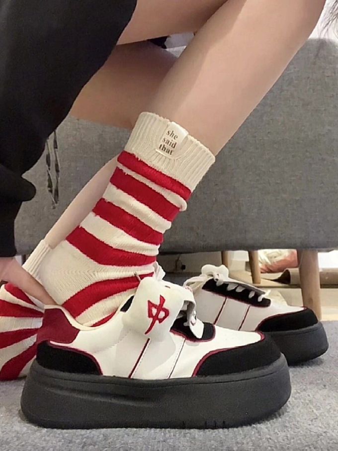 低帮 系带 魔术贴 皮革 