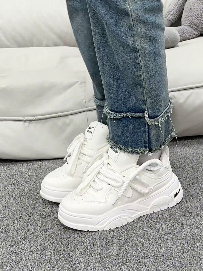 低帮 系带 魔术贴 皮革 