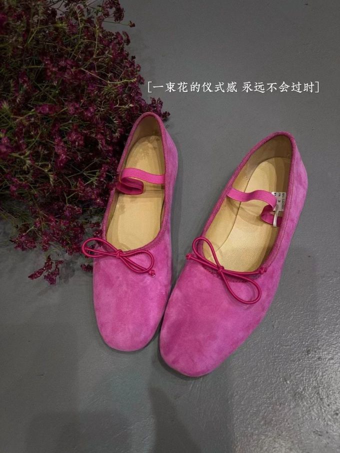圆头 中口鞋 皮革 
