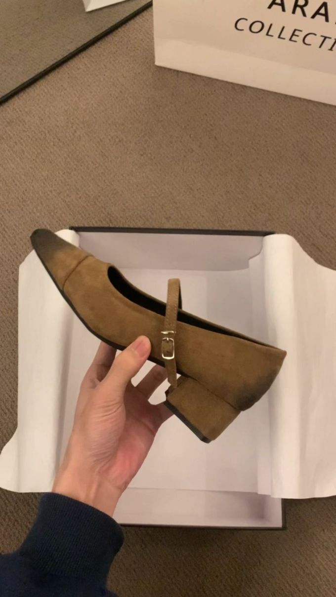 中口鞋 皮革 
