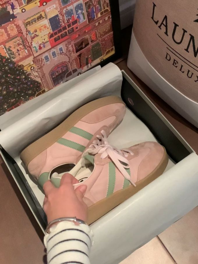 低帮 系带 皮革