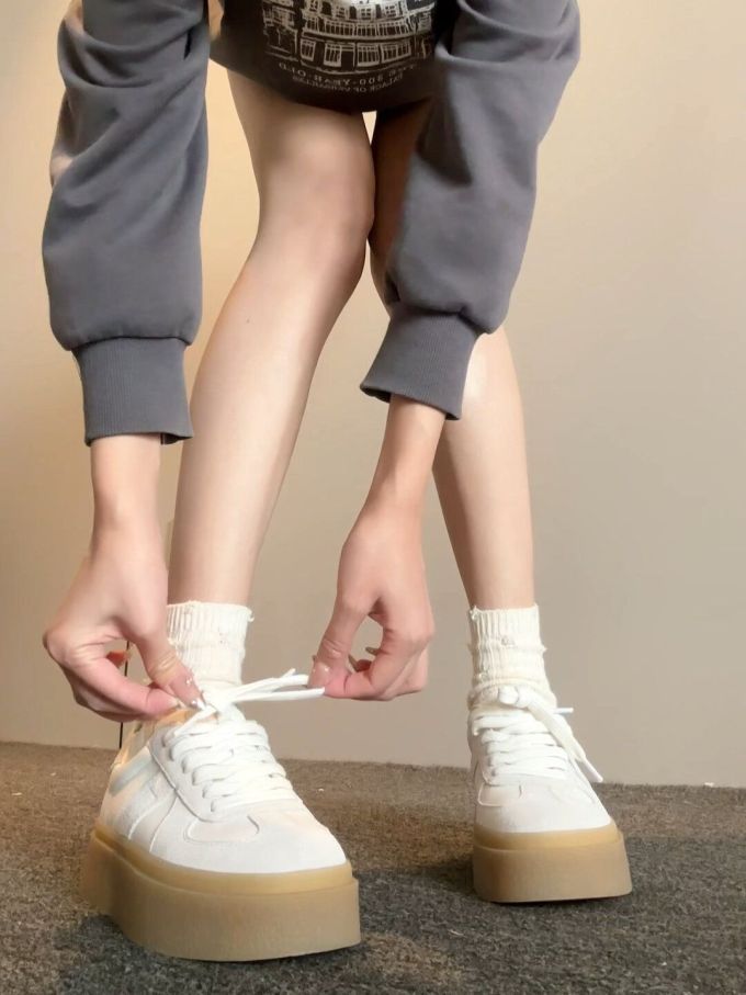 低帮 系带 皮革