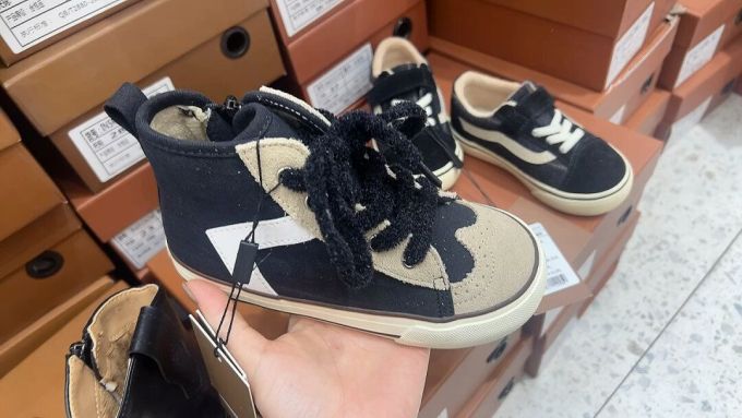 高帮 系带 布面