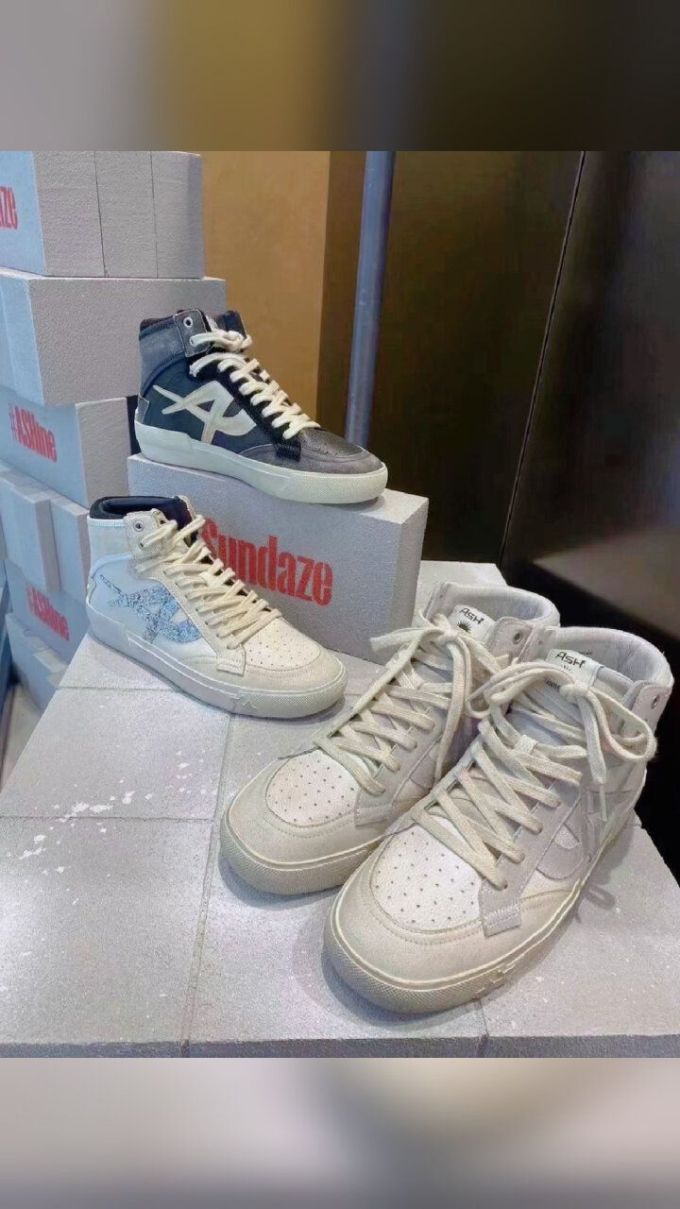 中帮 系带 皮革