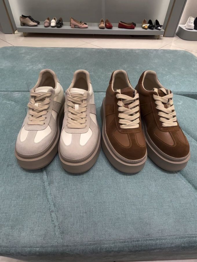 低帮 系带 皮革