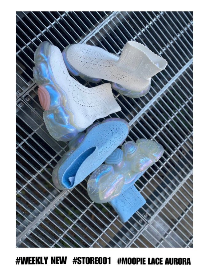 高帮 网面