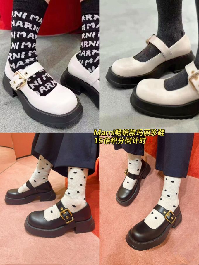 圆头 袢扣 中口鞋 皮革