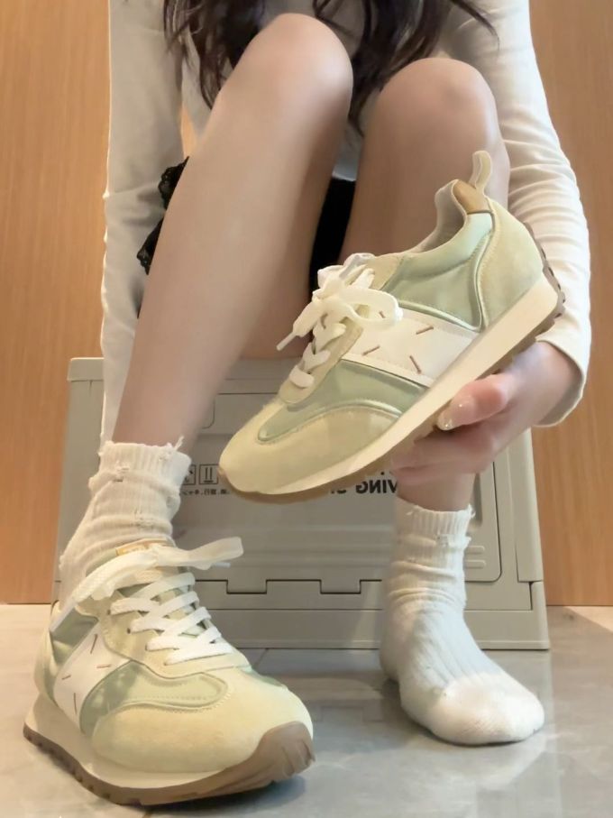 低帮 系带 皮革 