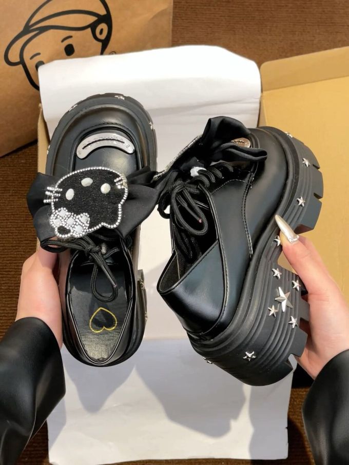 低帮 系带 皮革