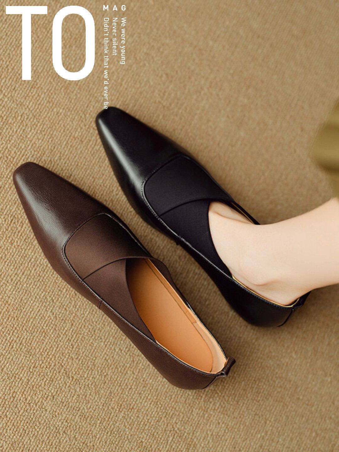 一脚蹬 深口鞋  - VALI鞋履AI设计主图