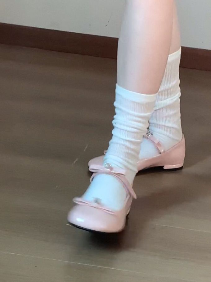 圆头 中口鞋 皮革 