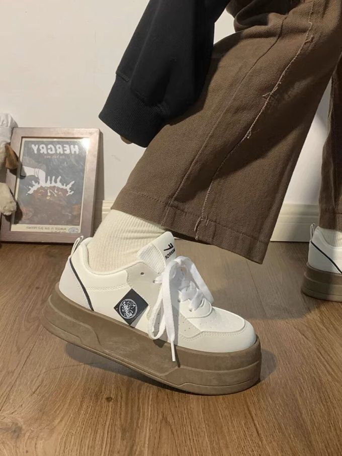 低帮 系带 皮革 