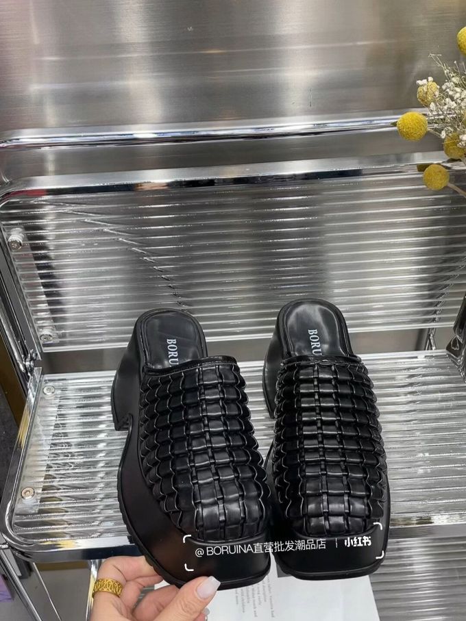 圆头 无帮 皮革