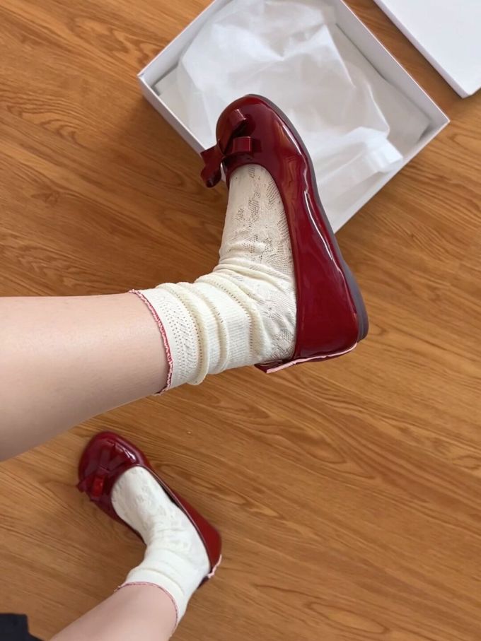圆头 中口鞋 皮革