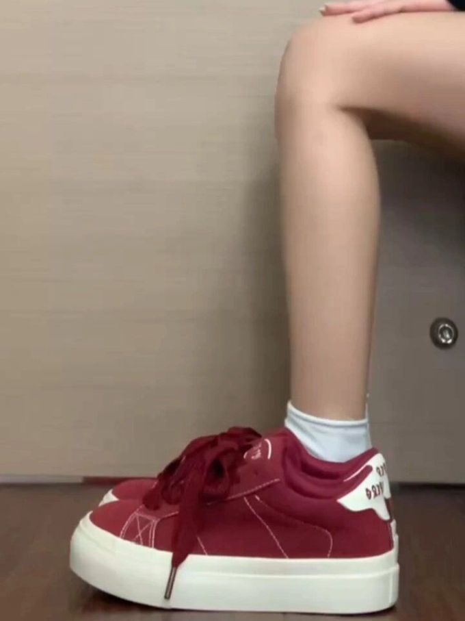 低帮 系带 皮革 