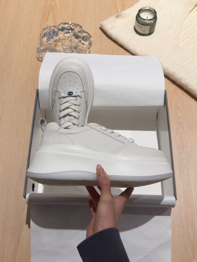 高帮 系带 皮革