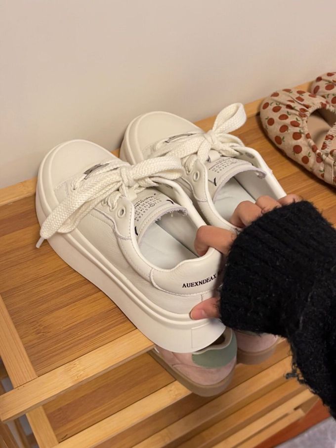 低帮 系带 皮革