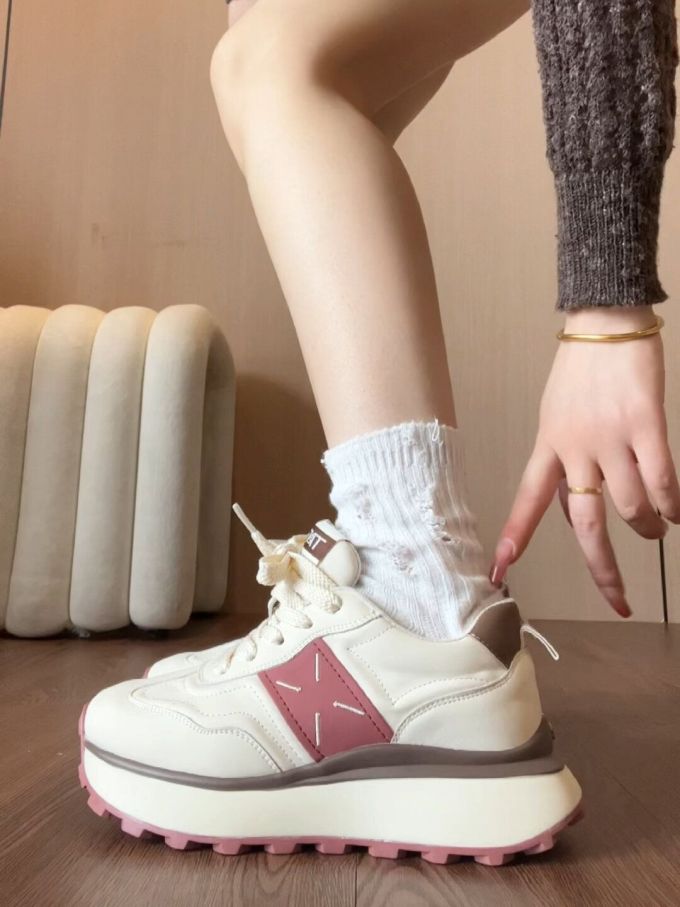 低帮 系带 皮革 