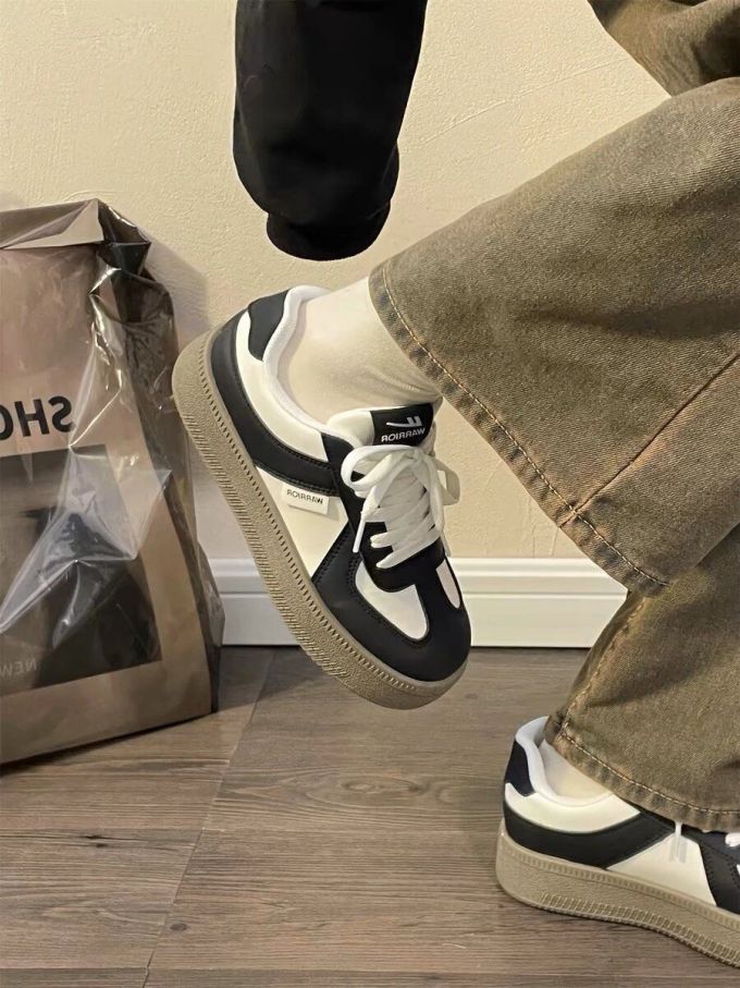 低帮 系带 皮革