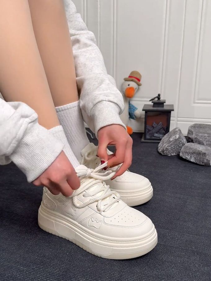 低帮 系带 皮革 