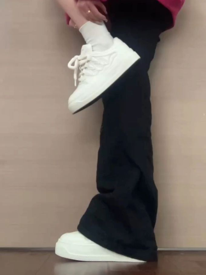 低帮 系带 布面