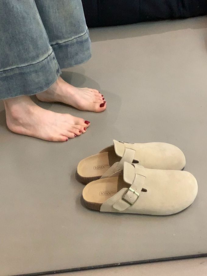 无帮 袢扣 皮革