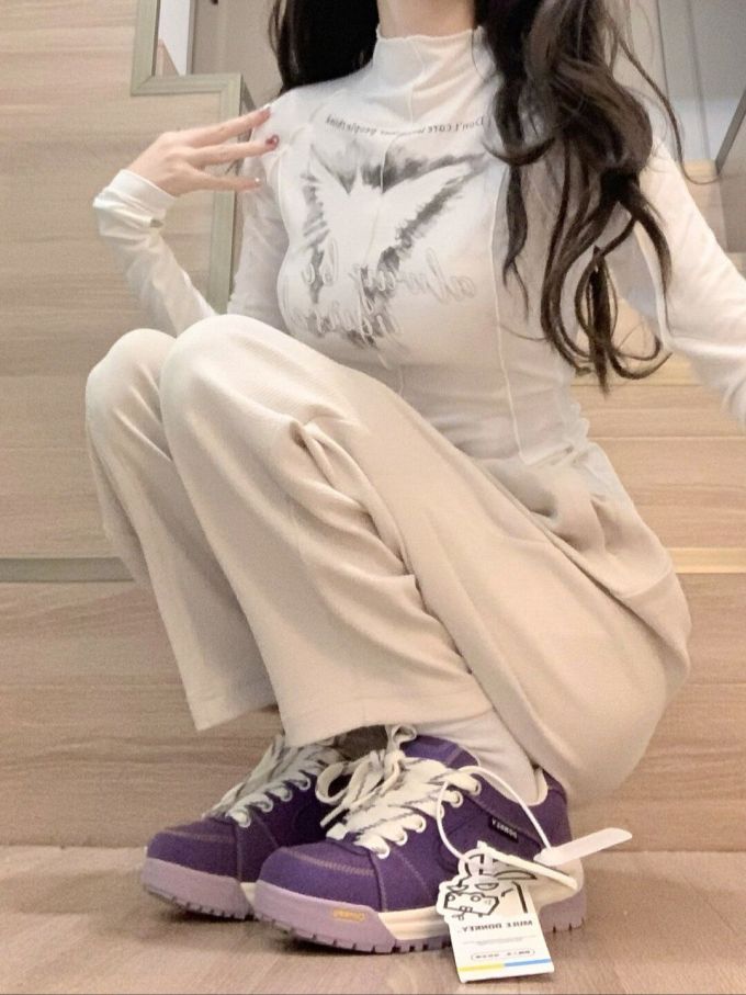 A型 立领 印花 月夜色 桃泥粉