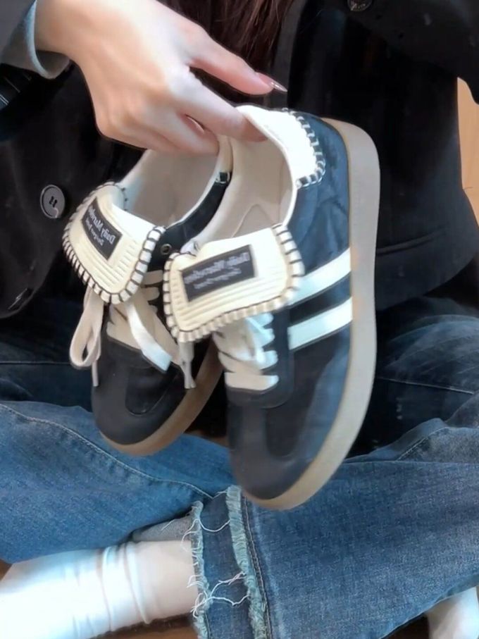 低帮 系带 皮革