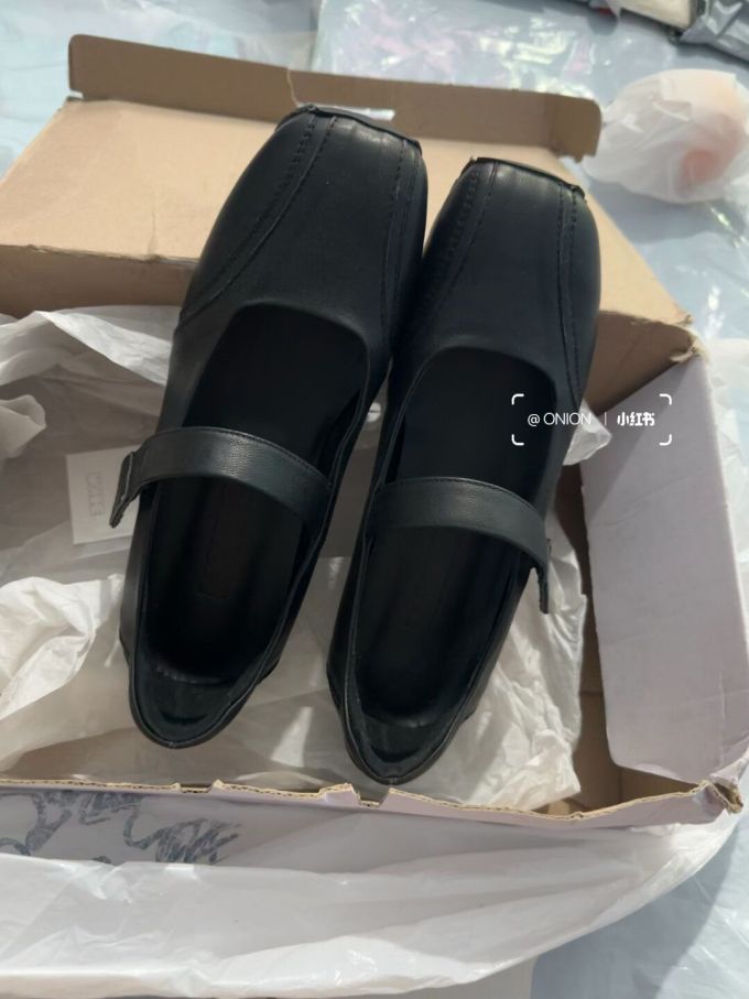 方头 中口鞋 皮革
