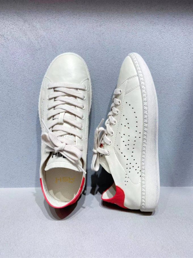 低帮 系带 皮革 