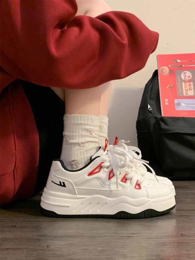 低帮 系带 皮革