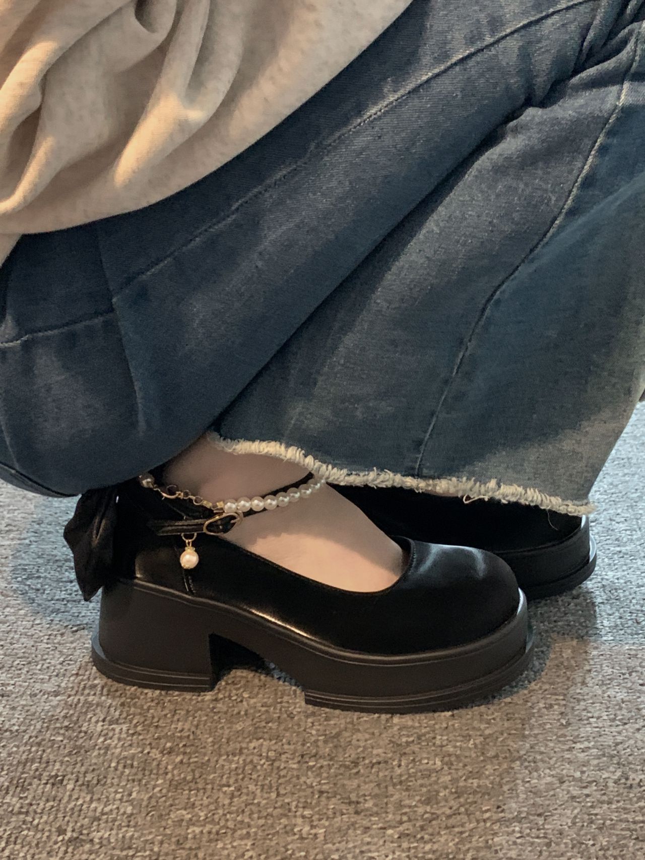 厚底 圆头 皮革  - VALI鞋履AI设计主图