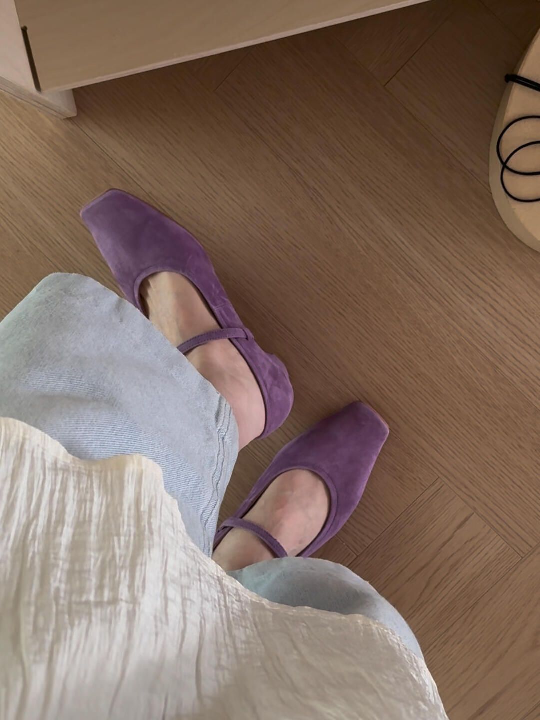 方头 中口鞋 皮革  - VALI鞋履AI设计主图