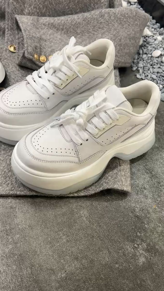 低帮 系带 皮革 
