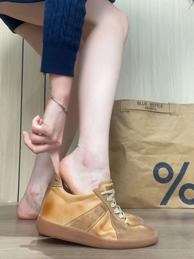 低帮 系带 皮革