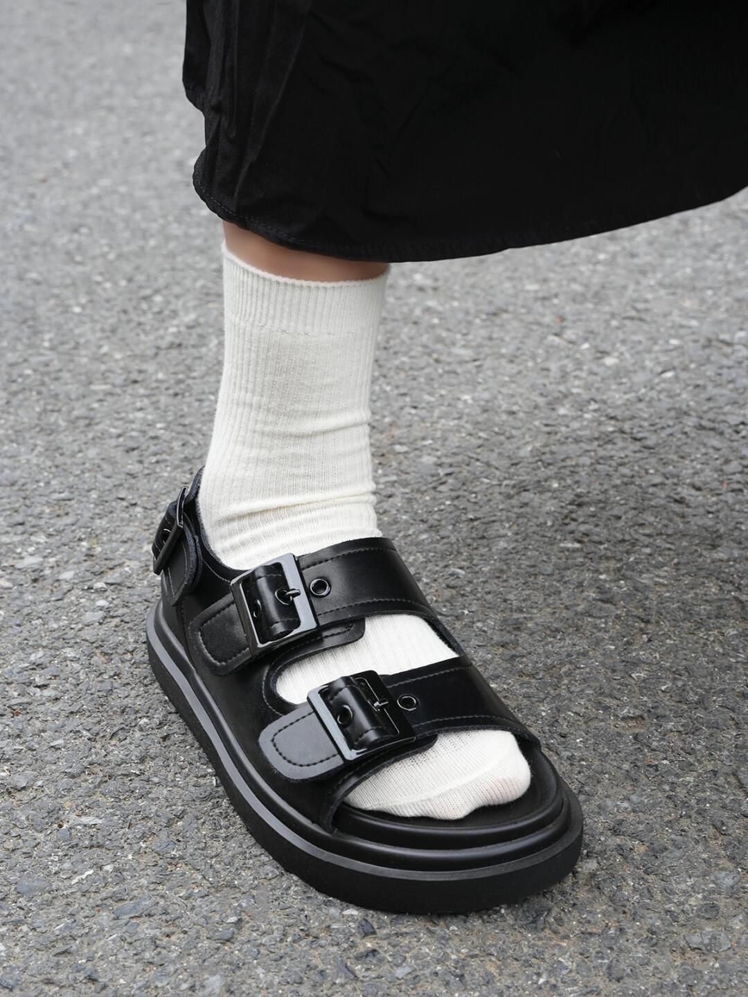 无帮 袢扣 布面 魔术贴  - VALI鞋履AI设计主图