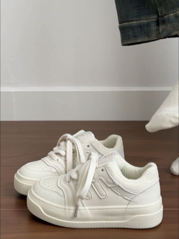中帮 魔术贴 皮革 