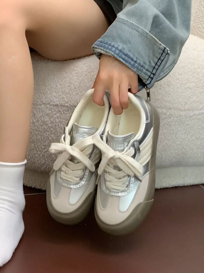 低帮 系带 皮革 