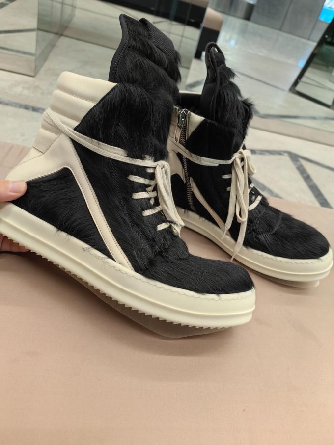 高帮 系带 绒毛/绒面 