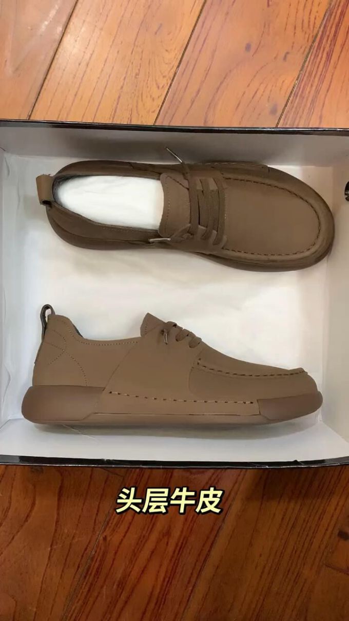 低帮 系带 皮革 